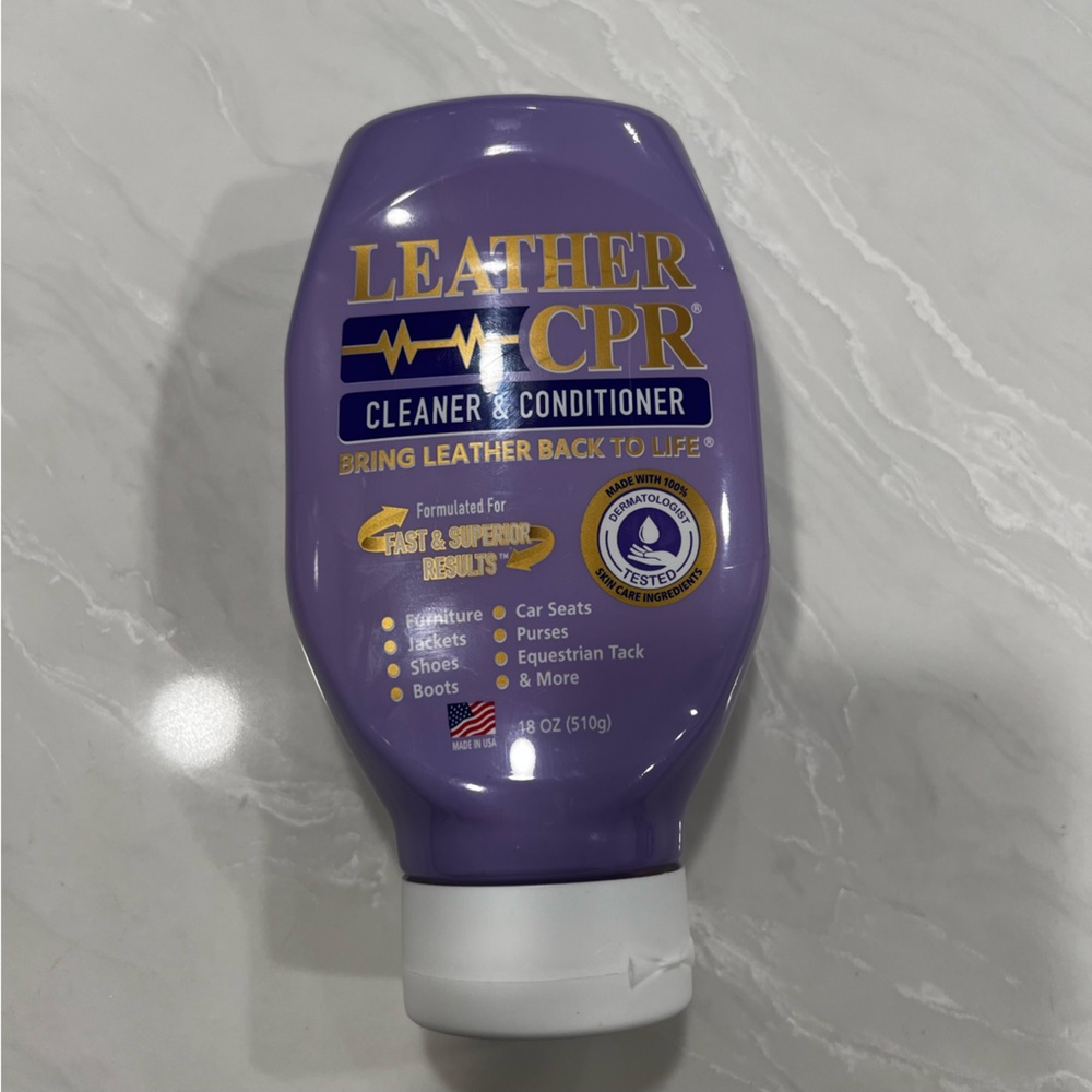 Leather CPR Cleaner & Conditioner Purple Bottle 18 oz New Sealed Bottle
